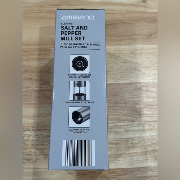 Ambiano Electric Salt and Pepper shakers! NWT - Picture 4 of 5